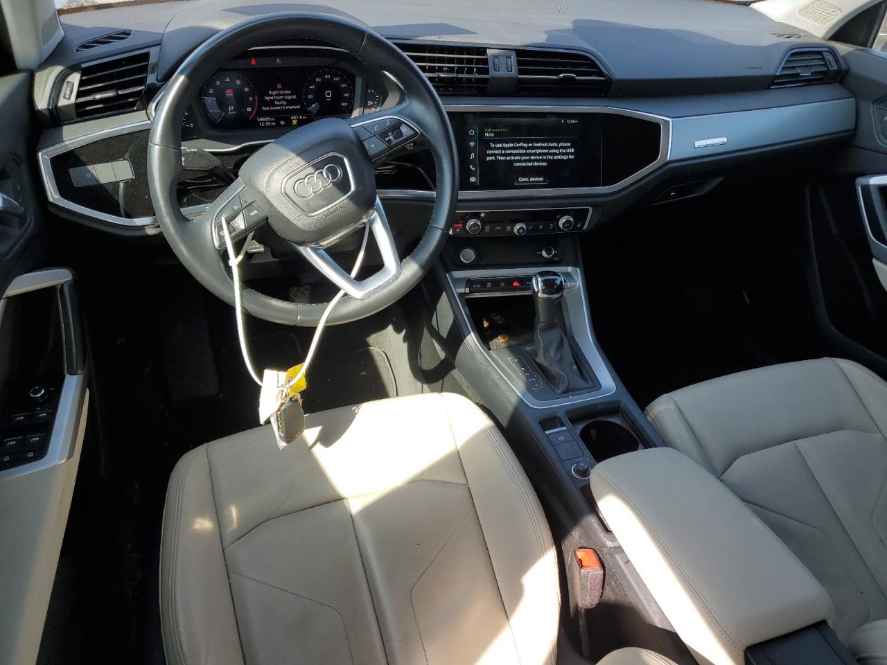2019 Audi Q3 VIN WA1AECF30K1081162 Copart auction photo, front end / rear end damage thumbnail 8