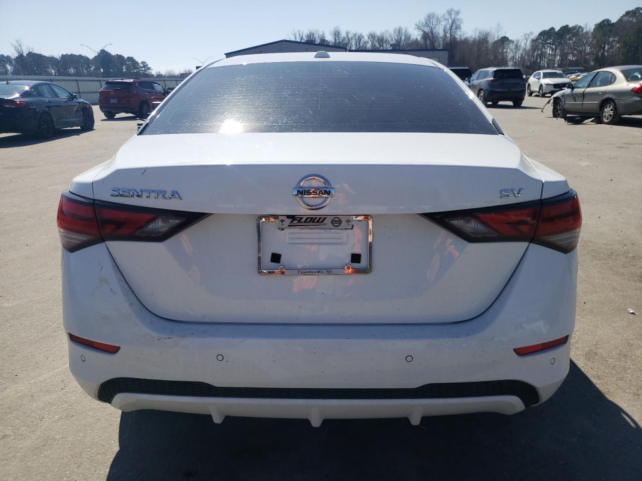 2022 Nissan Sentra VIN 3N1AB8CV9NY263866 Copart auction photo, front end / undercarriage damage thumbnail 6