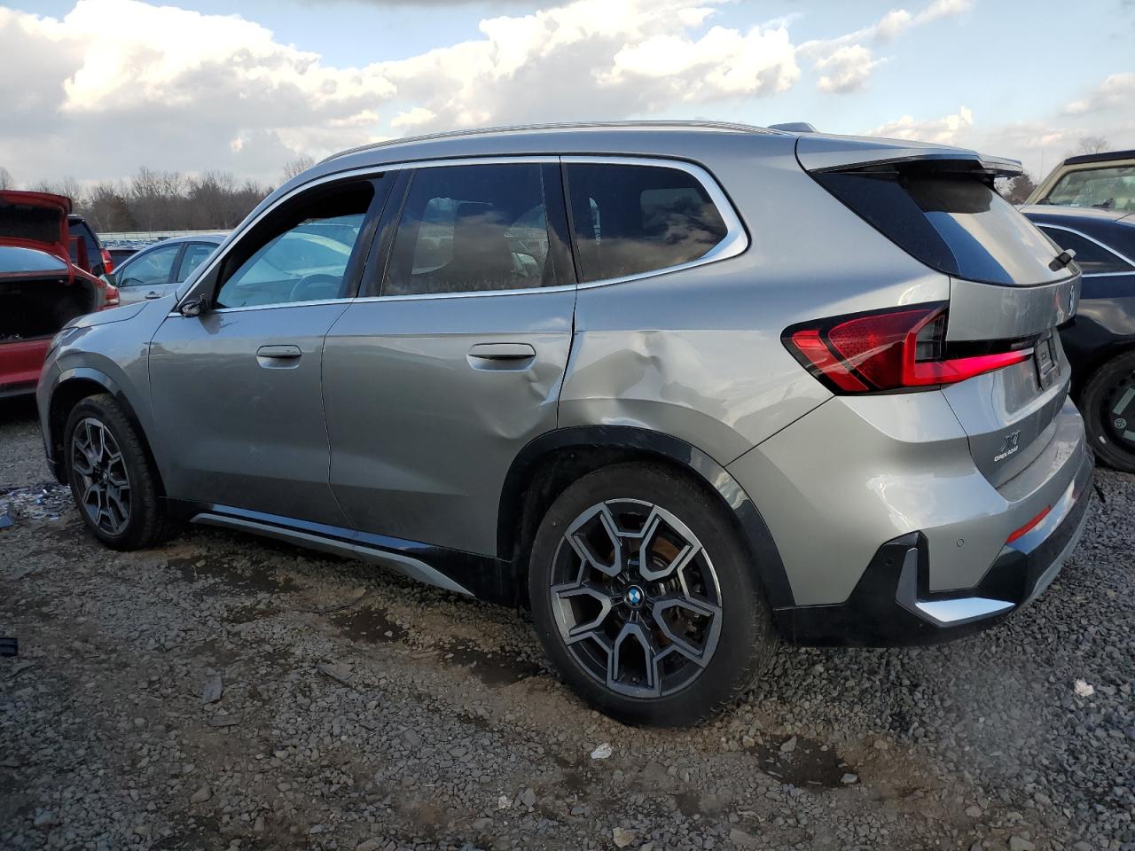 2024 BMW X1 VIN WBX73EF05R5Y30230 Copart auction photo, undercarriage / side damage thumbnail 2