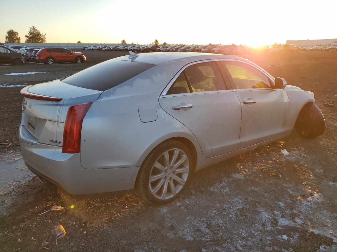 2013 Cadillac ATS VIN 1G6AH5RX6D0136359 Copart auction photo, front end damage thumbnail 3