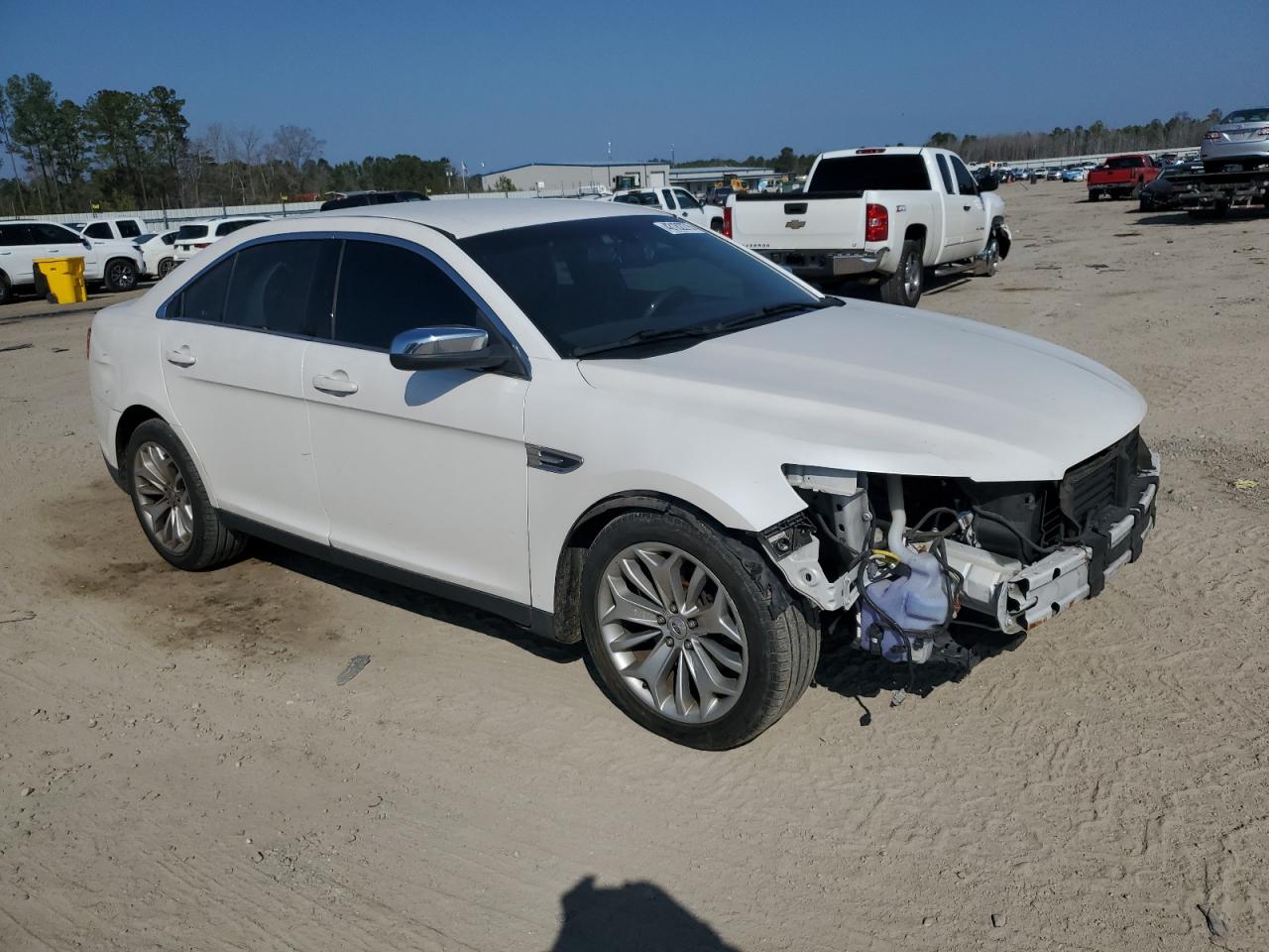 2014 Ford Taurus VIN 1FAHP2F87EG163336 Copart auction photo, front end damage thumbnail 4