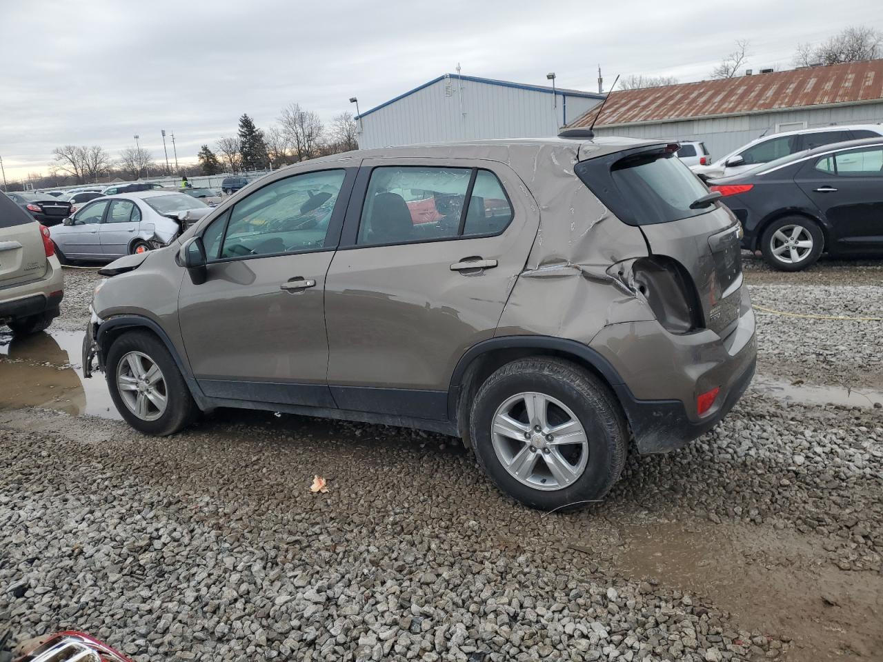 2021 Chevrolet Trax VIN KL7CJKSB2MB304958 Copart auction photo, rollover damage thumbnail 2