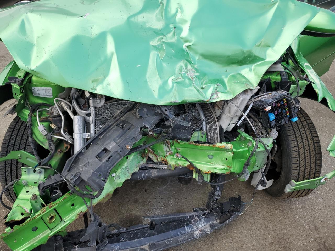 2012 Mazda 2 VIN JM1DE1KY0C0146351 Copart auction photo, front end / side damage thumbnail 13