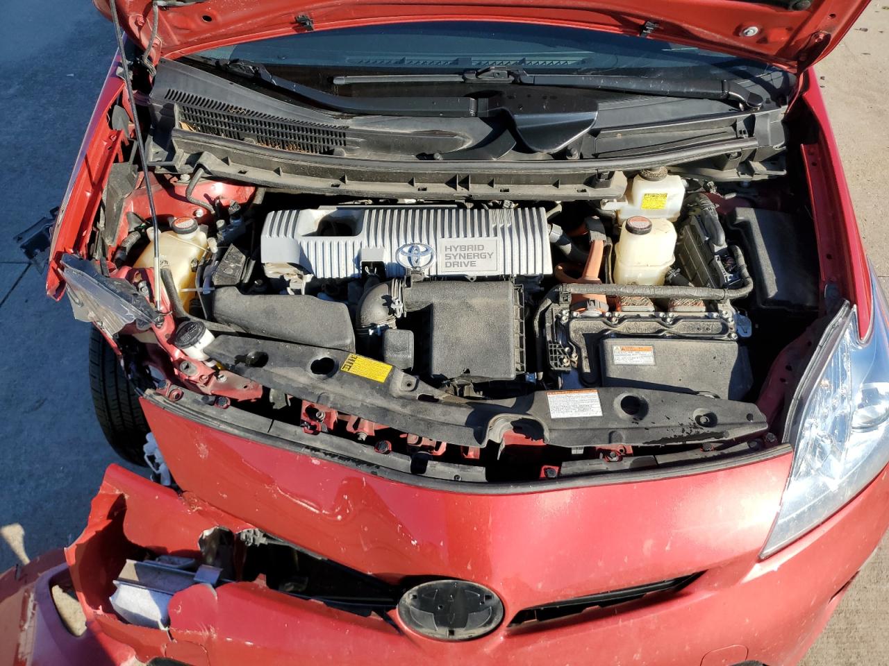 2015 Toyota Prius VIN JTDKN3DU7F0416743 Copart auction photo, front end / minor dent/scratches damage thumbnail 11