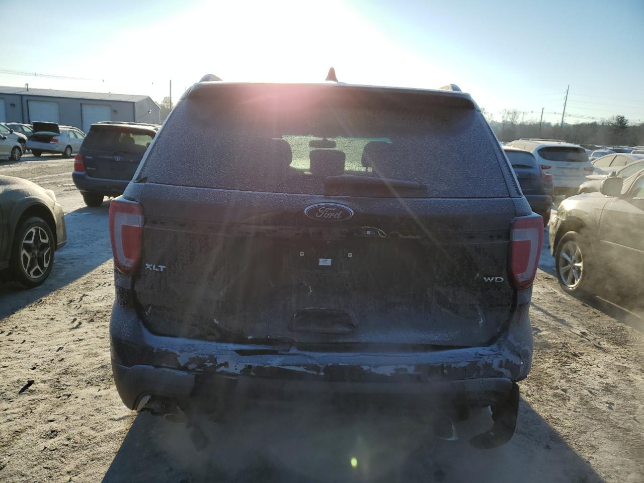 2016 Ford Explorer VIN 1FM5K8D86GGB00597 Copart auction photo, rear end damage thumbnail 6