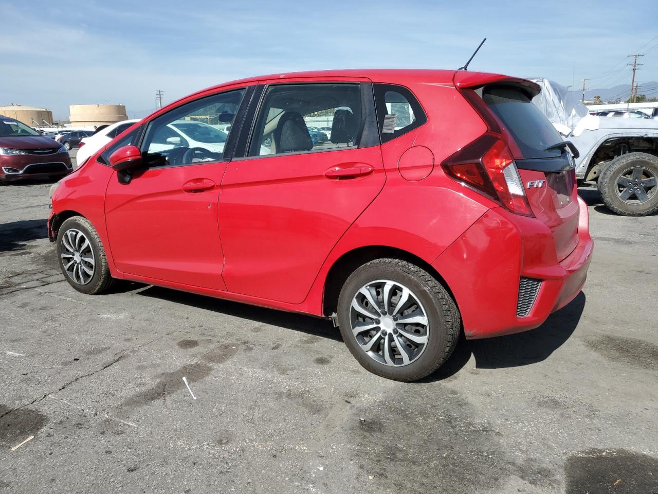 2016 Honda Fit VIN JHMGK5H56GX019464 Copart auction photo, front end / side damage thumbnail 2