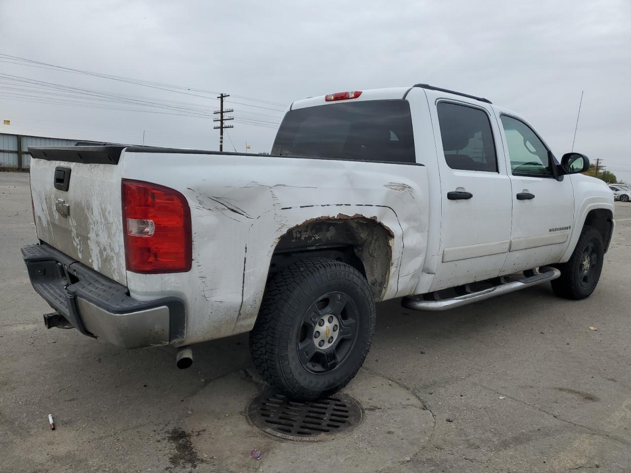 2008 Chevrolet Silverado VIN 2GCEK133481148079 Copart auction photo, rear end / front end damage thumbnail 3
