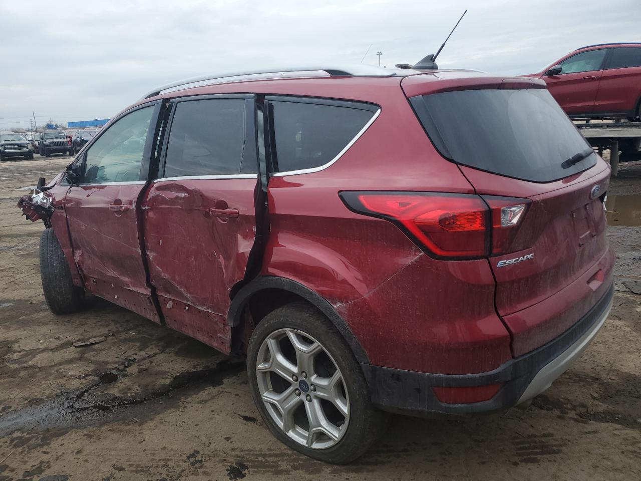 2019 Ford Escape VIN 1FMCU9J95KUC37416 Copart auction photo, all over damage thumbnail 2