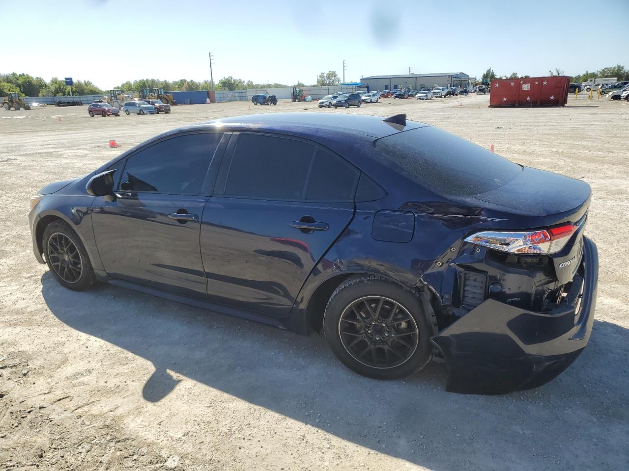 2020 Toyota Corolla VIN 5YFEPRAE6LP102977 Copart auction photo, rear end damage thumbnail 2
