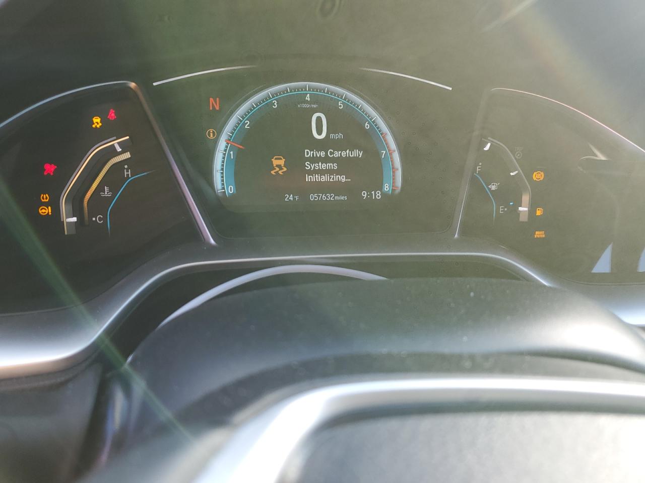 2018 Honda Civic VIN 2HGFC1F31JH641326 Copart auction photo, side damage thumbnail 9