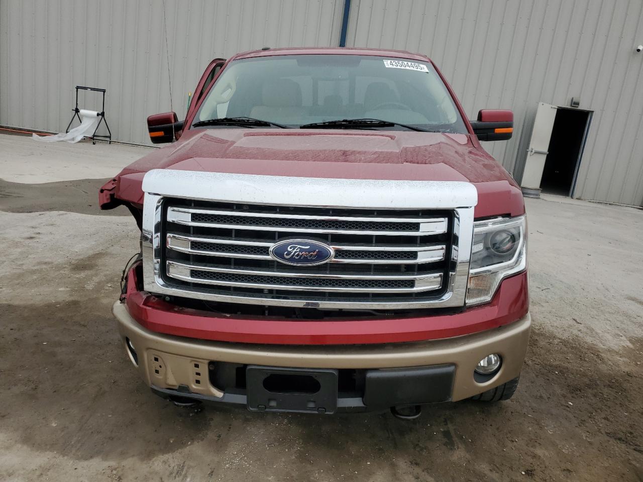 2014 Ford F-150 VIN 1FTFW1EF1EFC48421 Copart auction photo, front end / side damage thumbnail 5