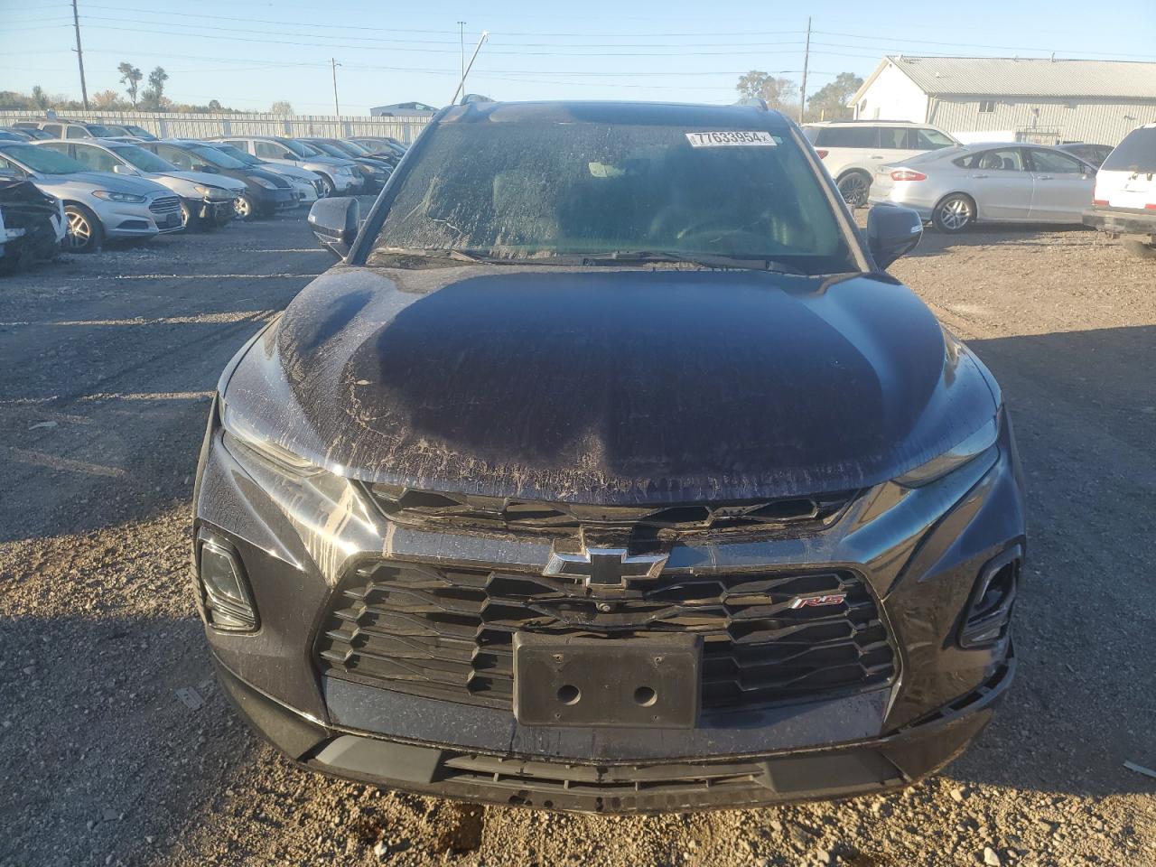 2020 Chevrolet Blazer VIN 3GNKBKRS8LS558069 Copart auction photo, front end / side damage thumbnail 5
