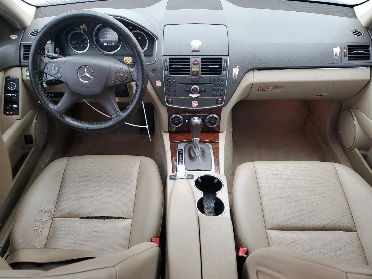 2010 Mercedes-Benz C-klasse VIN WDDGF5EB2AR099086 Copart auction photo, rear end damage thumbnail 8