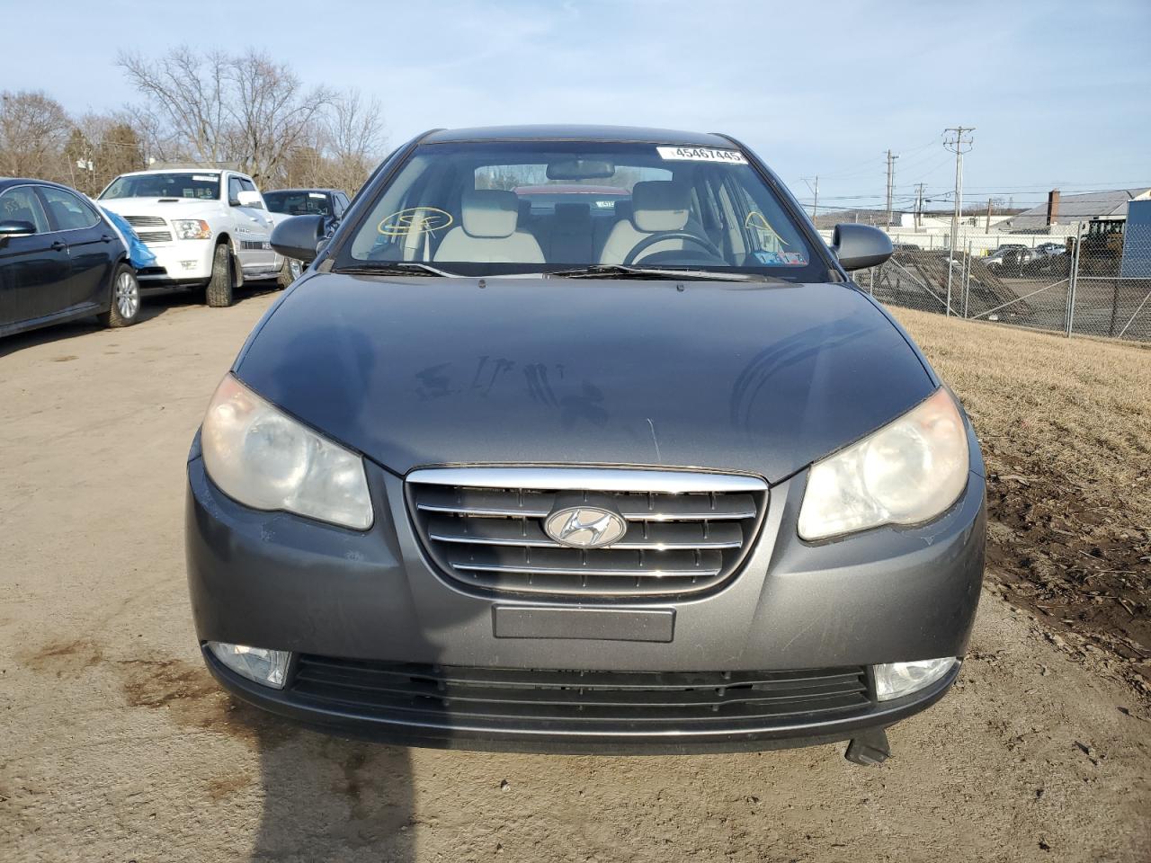 2008 Hyundai Elantra VIN KMHDU46D88U507638 Copart auction photo, side / front end damage thumbnail 5