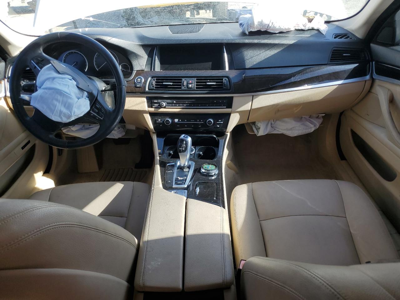 2014 BMW 5er VIN WBA5A5C51ED505596 Copart auction photo, front end damage thumbnail 8