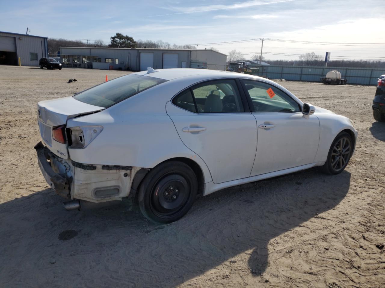 2012 Lexus IS VIN JTHBF5C29C5167951 Copart auction photo, rear end / side damage thumbnail 3