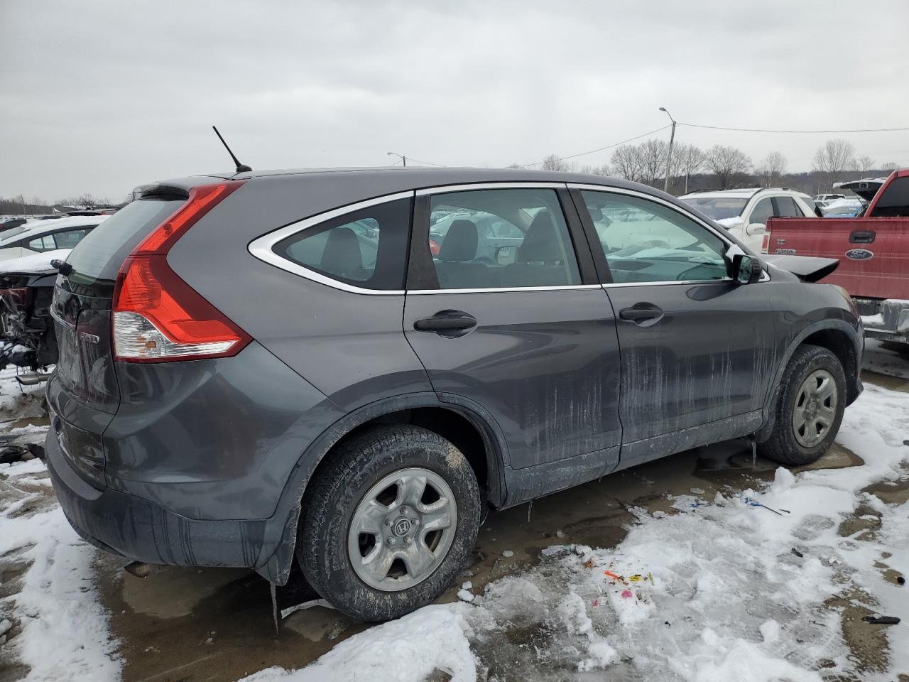 2014 Honda CR-V VIN 2HKRM4H30EH614610 Copart auction photo, front end damage thumbnail 3