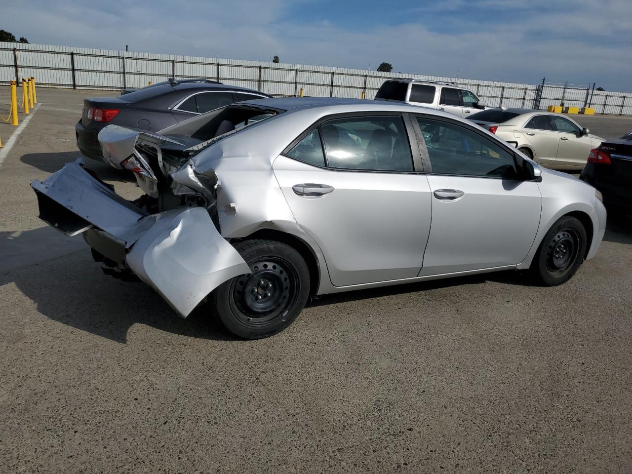 2016 Toyota Corolla VIN 5YFBURHEXGP478556 Copart auction photo, rear end damage thumbnail 3