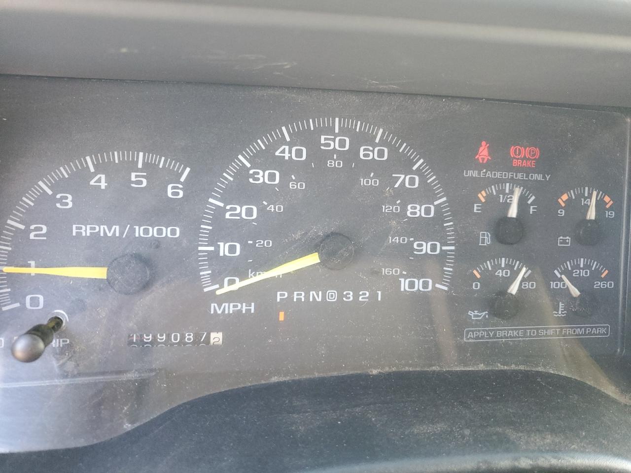 1998 GMC Sierra VIN 2GTEK19R7W1521785 Copart auction photo, all over damage thumbnail 9