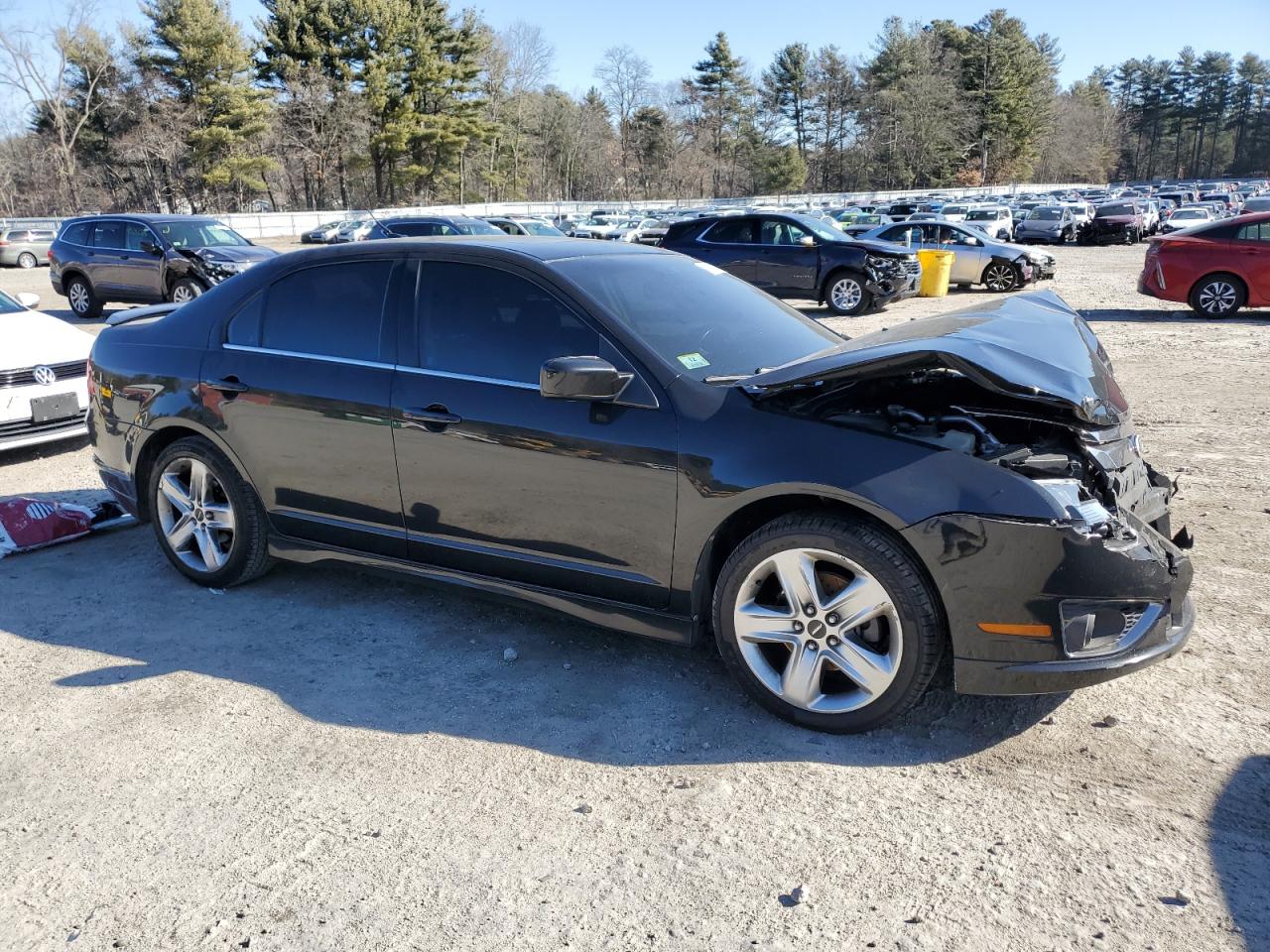 2011 Ford Fusion VIN 3FAHP0KC7BR142666 Copart auction photo, front end damage thumbnail 4