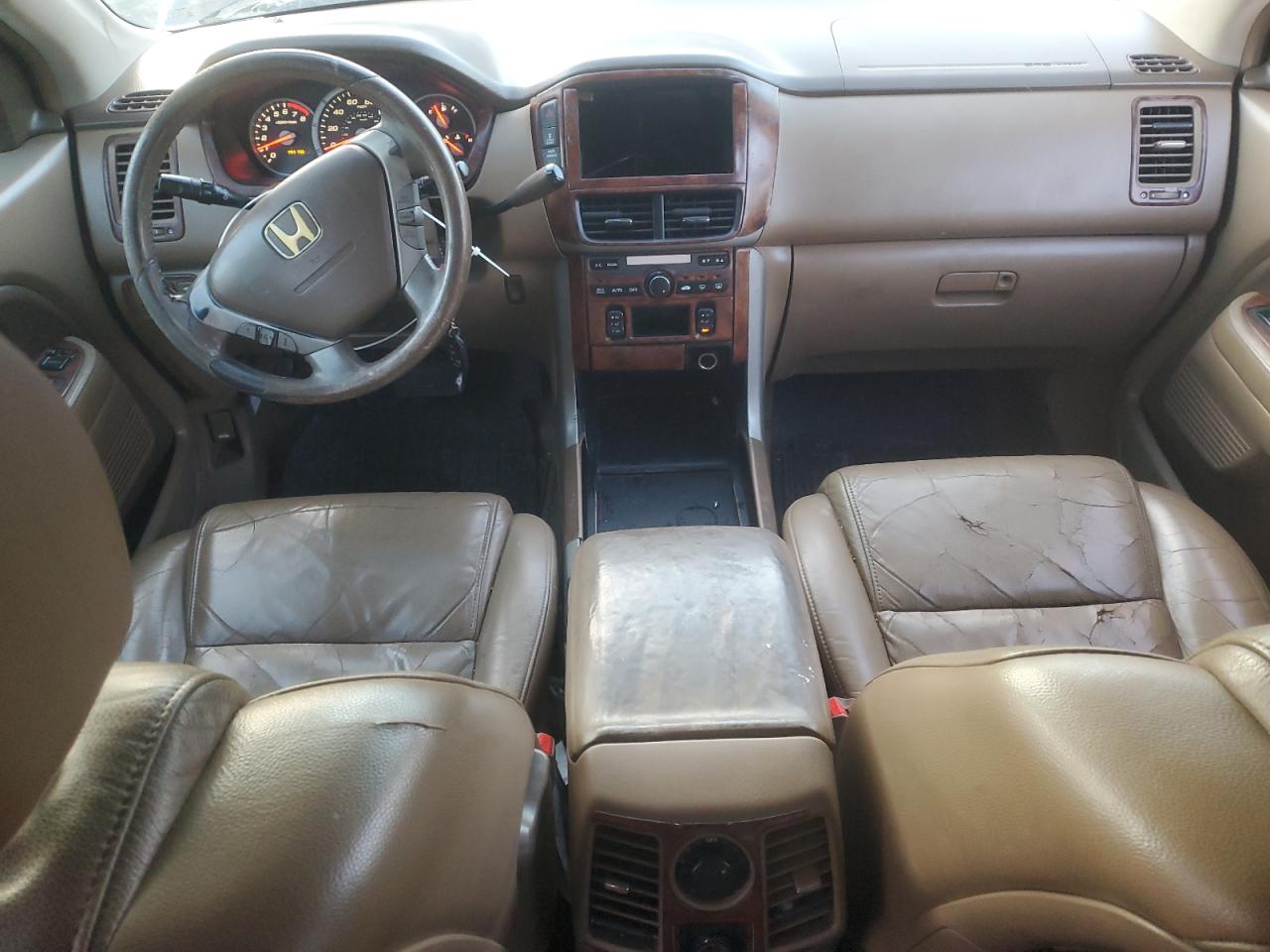 2006 Honda Pilot VIN 2HKYF18546H503257 Copart auction photo, front end damage thumbnail 8