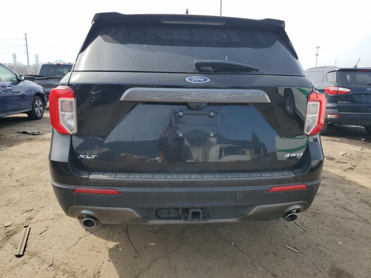 2023 Ford Explorer VIN 1FMSK8DH0PGA21221 Copart auction photo, front end damage thumbnail 6