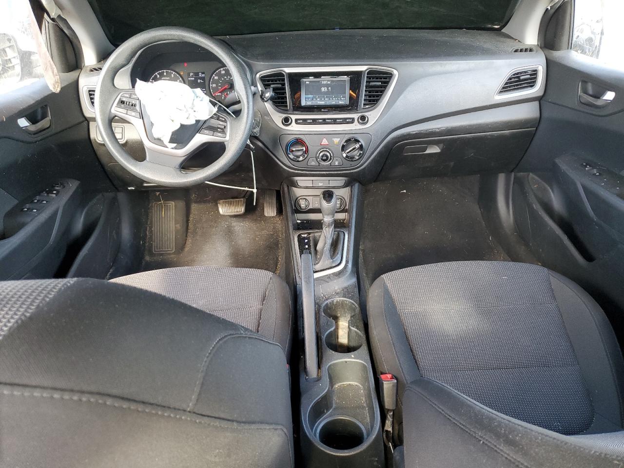 2019 Hyundai Accent VIN 3KPC24A34KE056539 Copart auction photo, front end / side damage thumbnail 8
