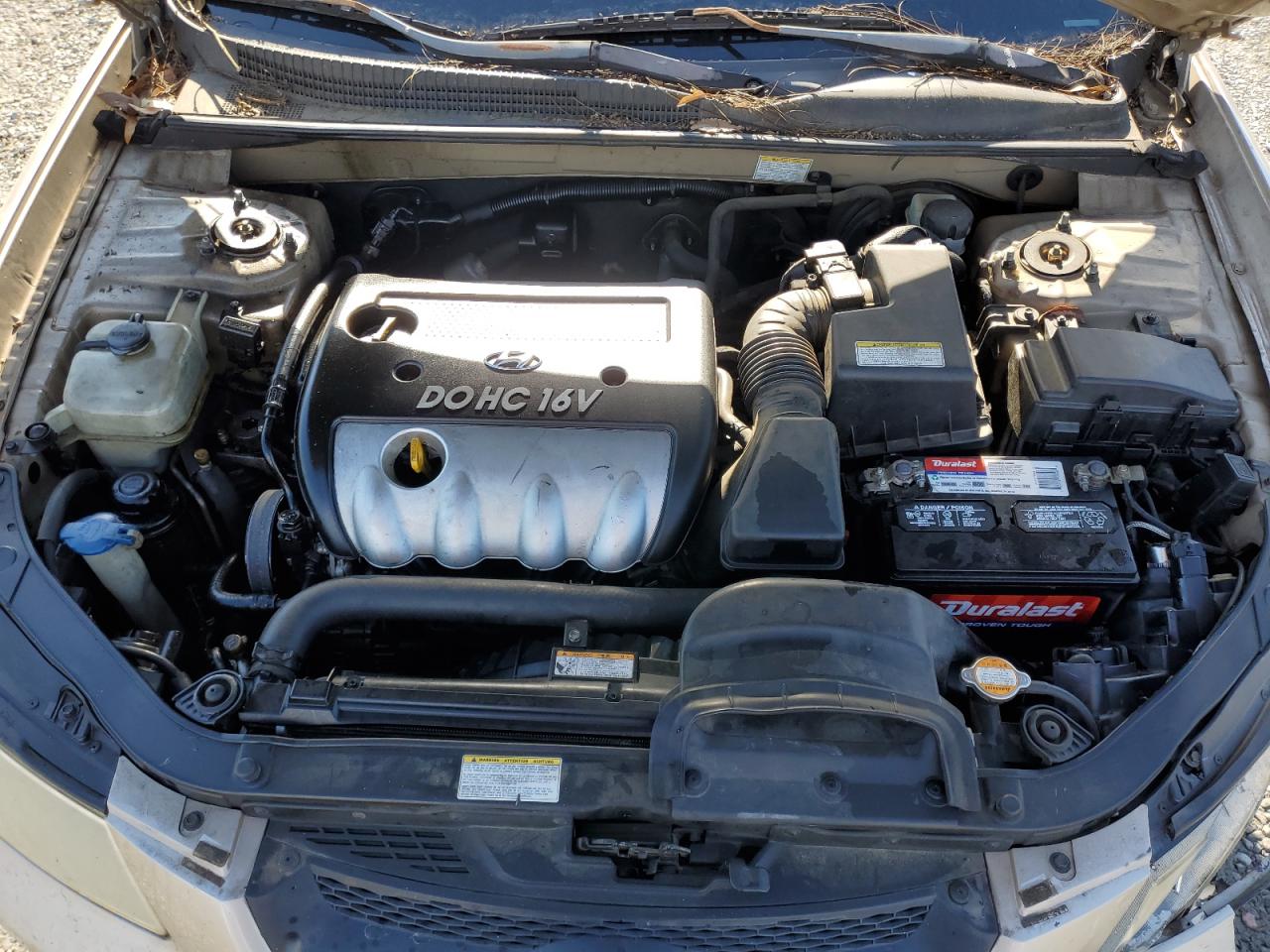 2006 Hyundai Sonata VIN KMHET46C26A076758 Copart auction photo, all over damage thumbnail 12
