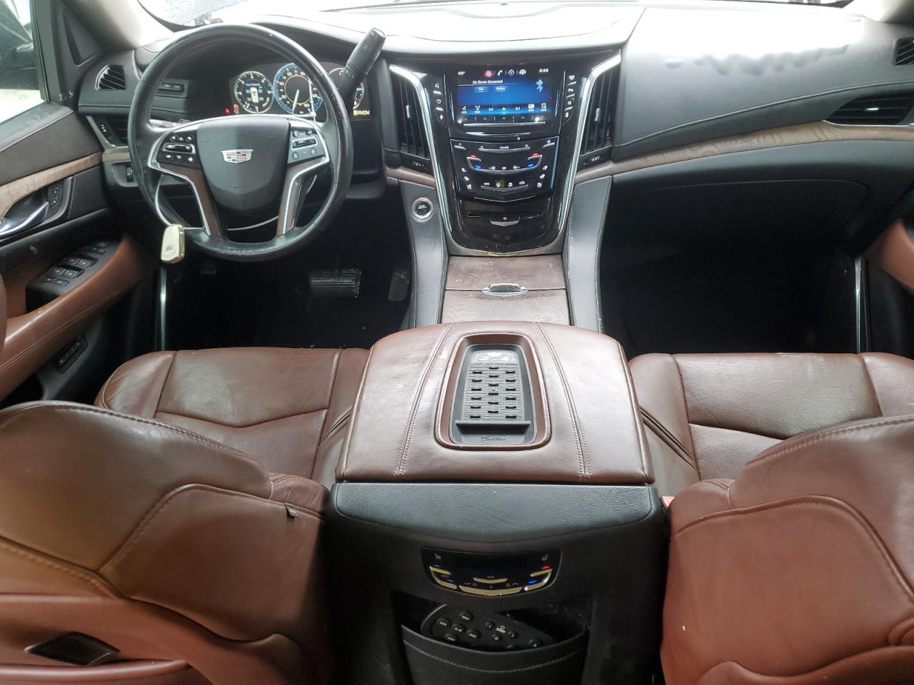 2015 Cadillac Escalade VIN 1GYS4MKJ6FR613409 Copart auction photo, front end damage thumbnail 8