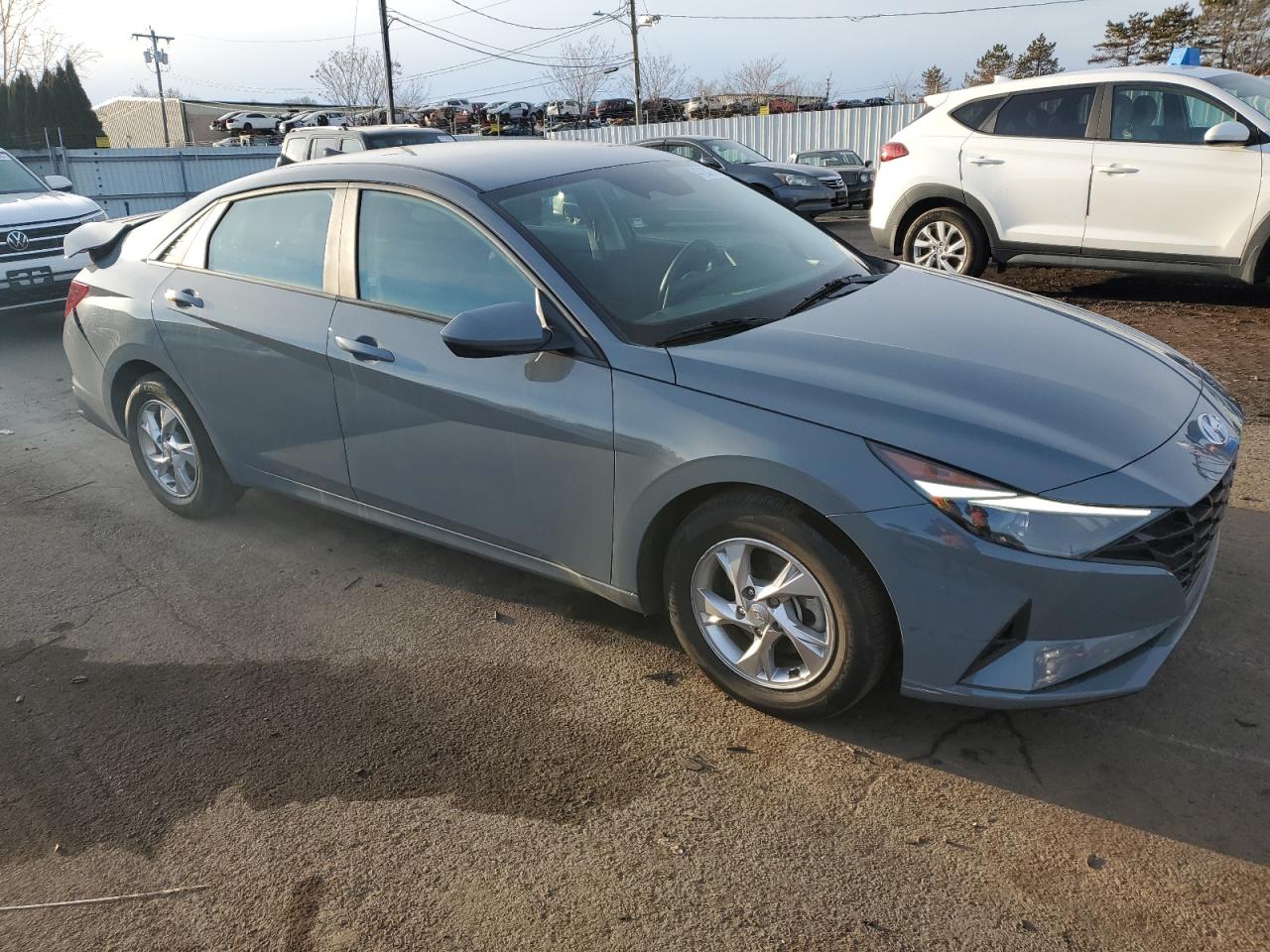 2021 Hyundai Elantra VIN KMHLL4AG6MU213052 Copart auction photo, rear end damage thumbnail 4