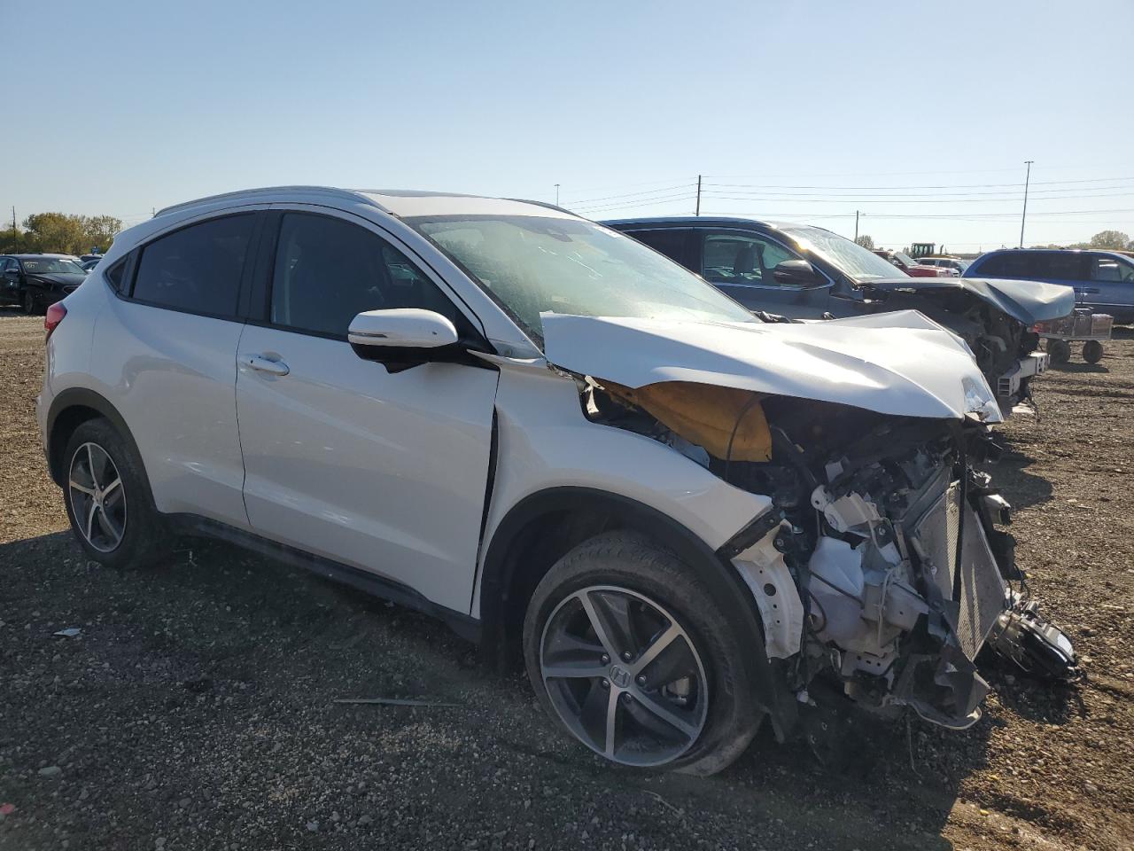2022 Honda HR-V VIN 3CZRU6H55NM774774 Copart auction photo, front end damage thumbnail 4