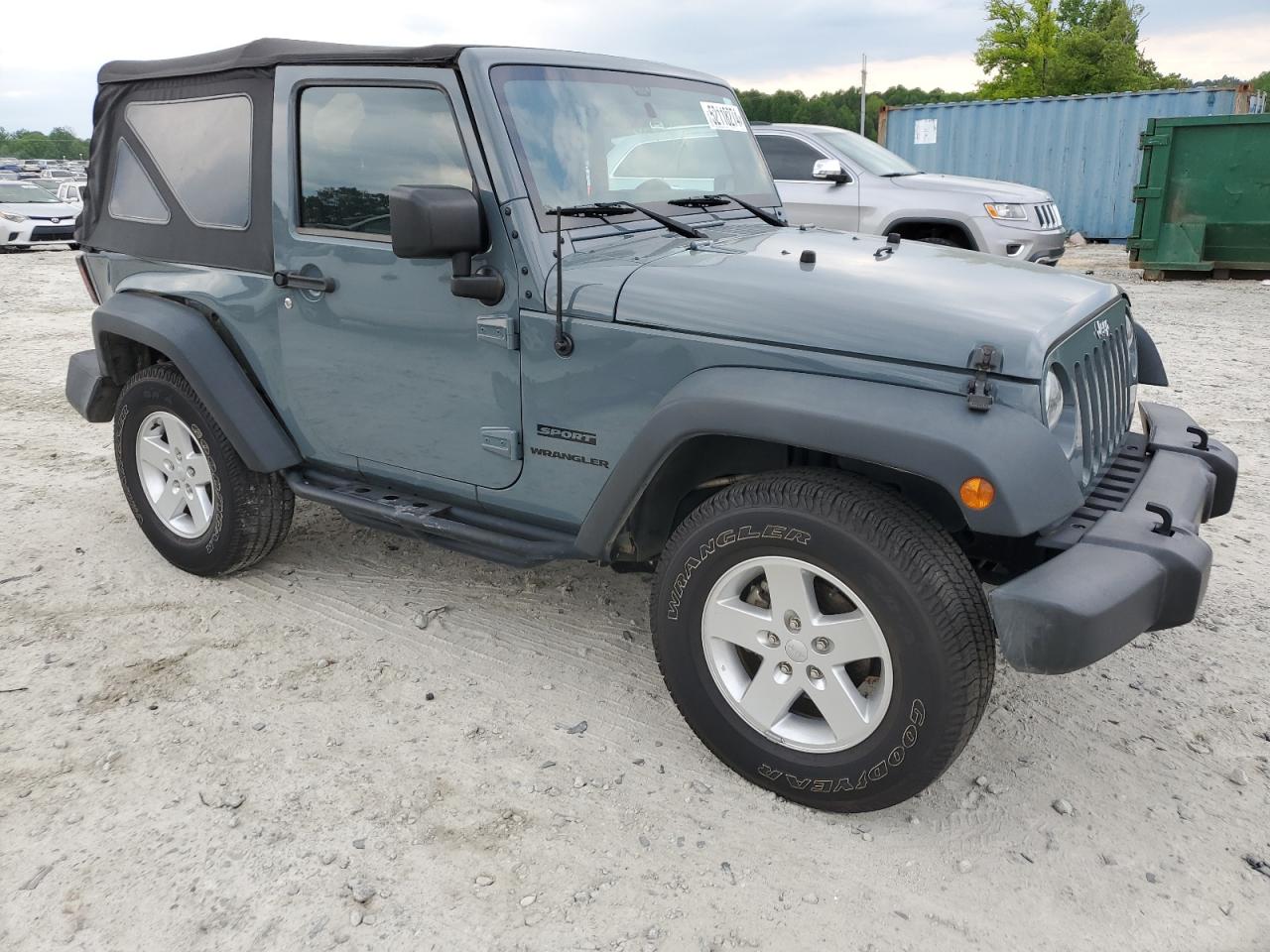 2015 Jeep Wrangler VIN 1C4AJWAG0FL658523 Copart auction photo, all over damage thumbnail 4
