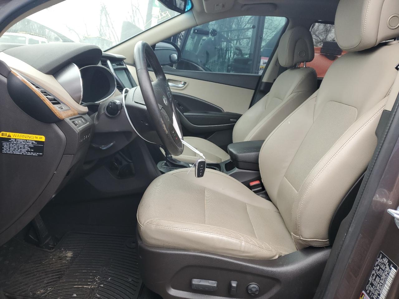 2015 Hyundai Santa Fe VIN KM8SRDHFXFU107374 Copart auction photo, side / minor dent/scratches damage thumbnail 7