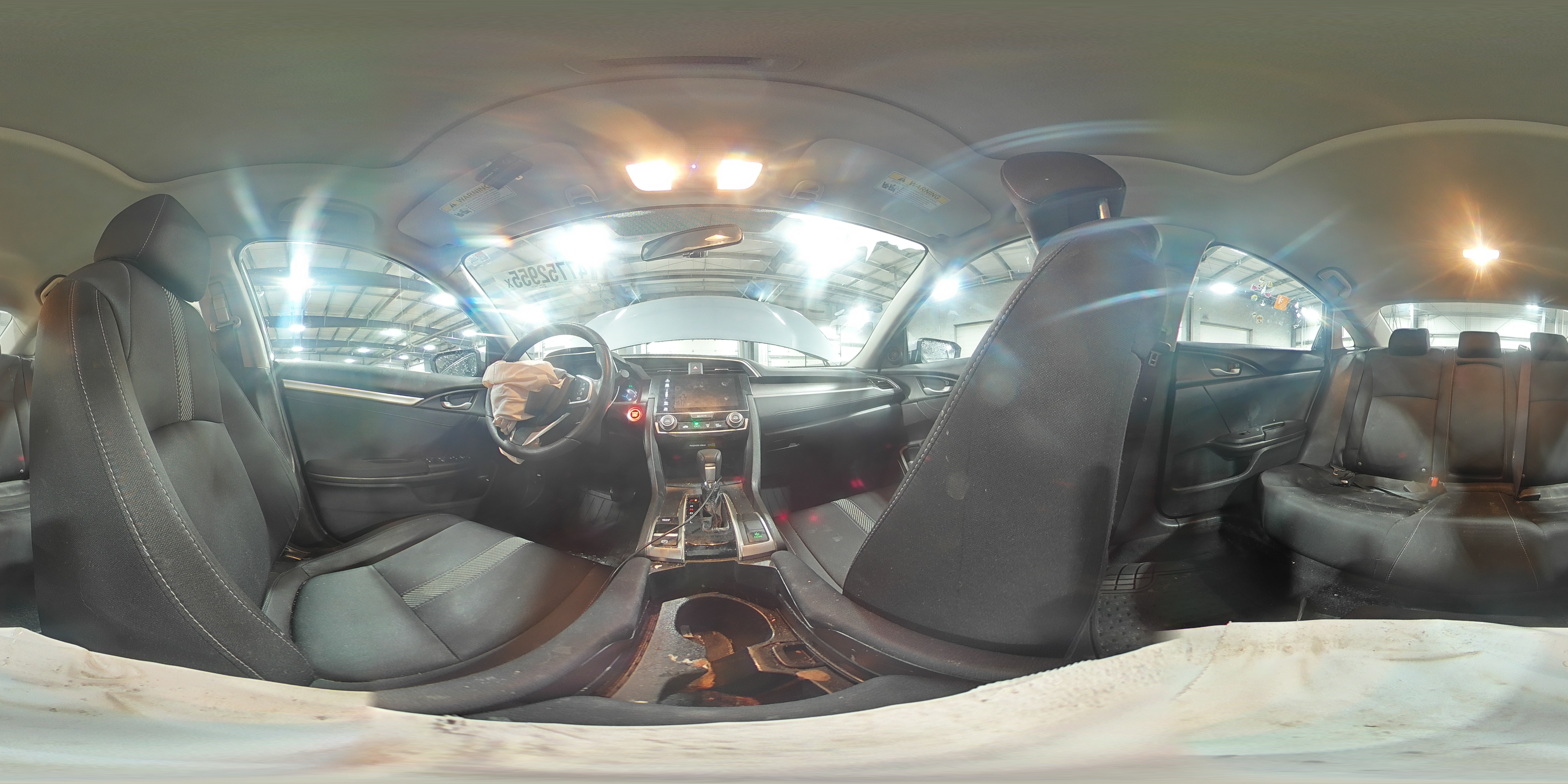 2016 Honda Civic VIN 19XFC2F77GE004680 Copart auction photo, front end damage thumbnail 14