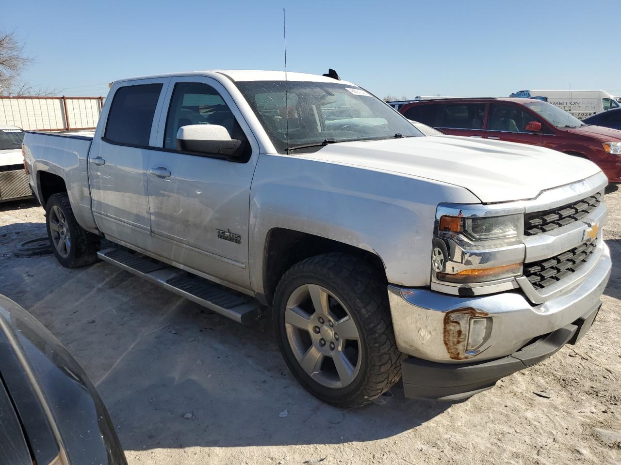 2018 Chevrolet Silverado VIN 3GCPCREHXJG276952 Copart auction photo, rear end / side damage thumbnail 4