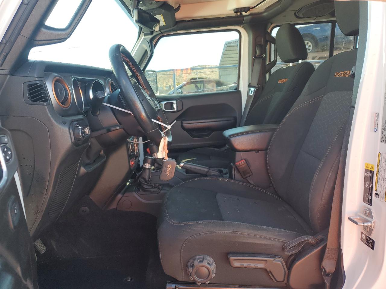 2021 Jeep Gladiator VIN 1C6JJTEG1ML609957 Copart auction photo, rear end damage thumbnail 7