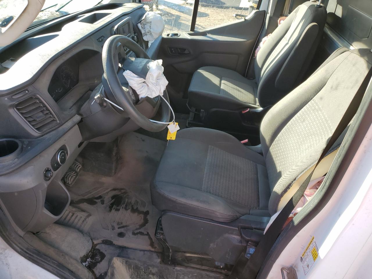2020 Ford Transit VIN 1FTBR1C88LKA51180 Copart auction photo, front end / side damage thumbnail 7
