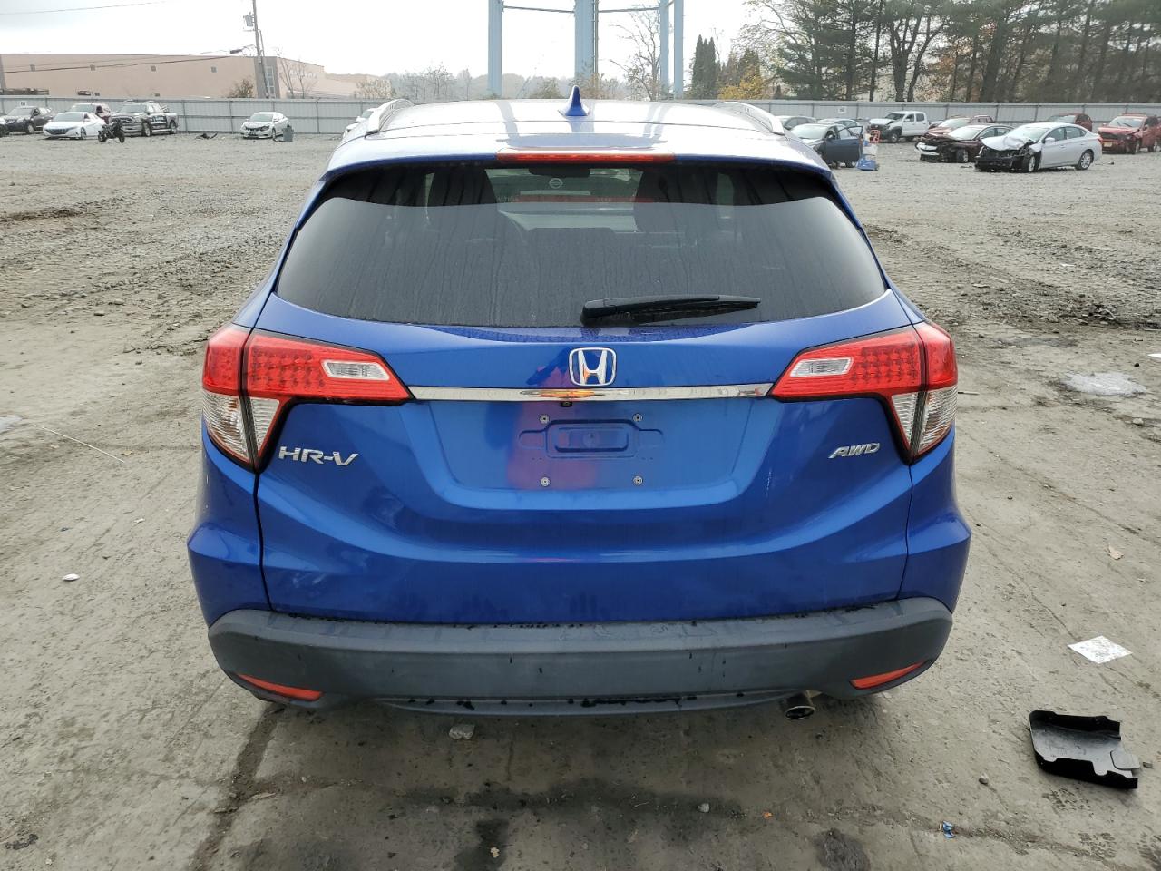 2020 Honda HR-V VIN 3CZRU6H73LM731727 Copart auction photo, front end / side damage thumbnail 6