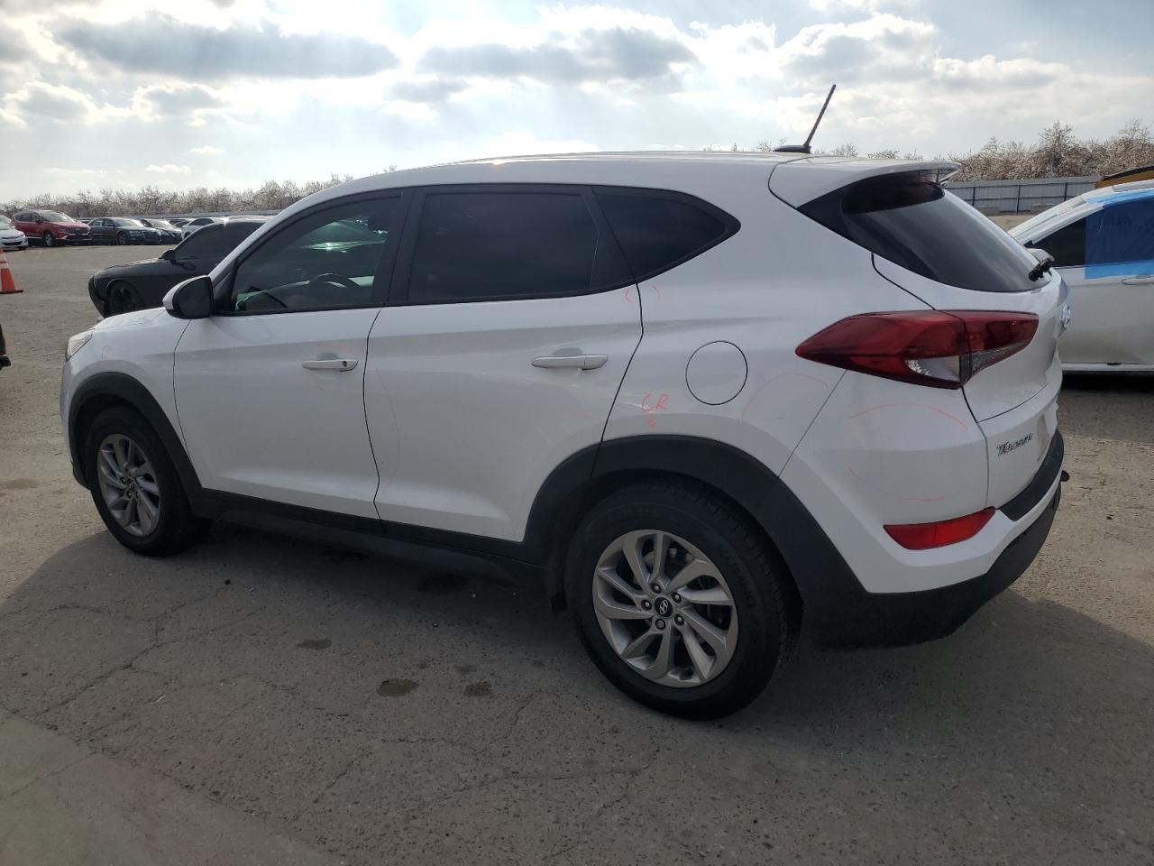 2016 Hyundai Tucson VIN KM8J23A47GU027955 Copart auction photo, rear end damage thumbnail 2