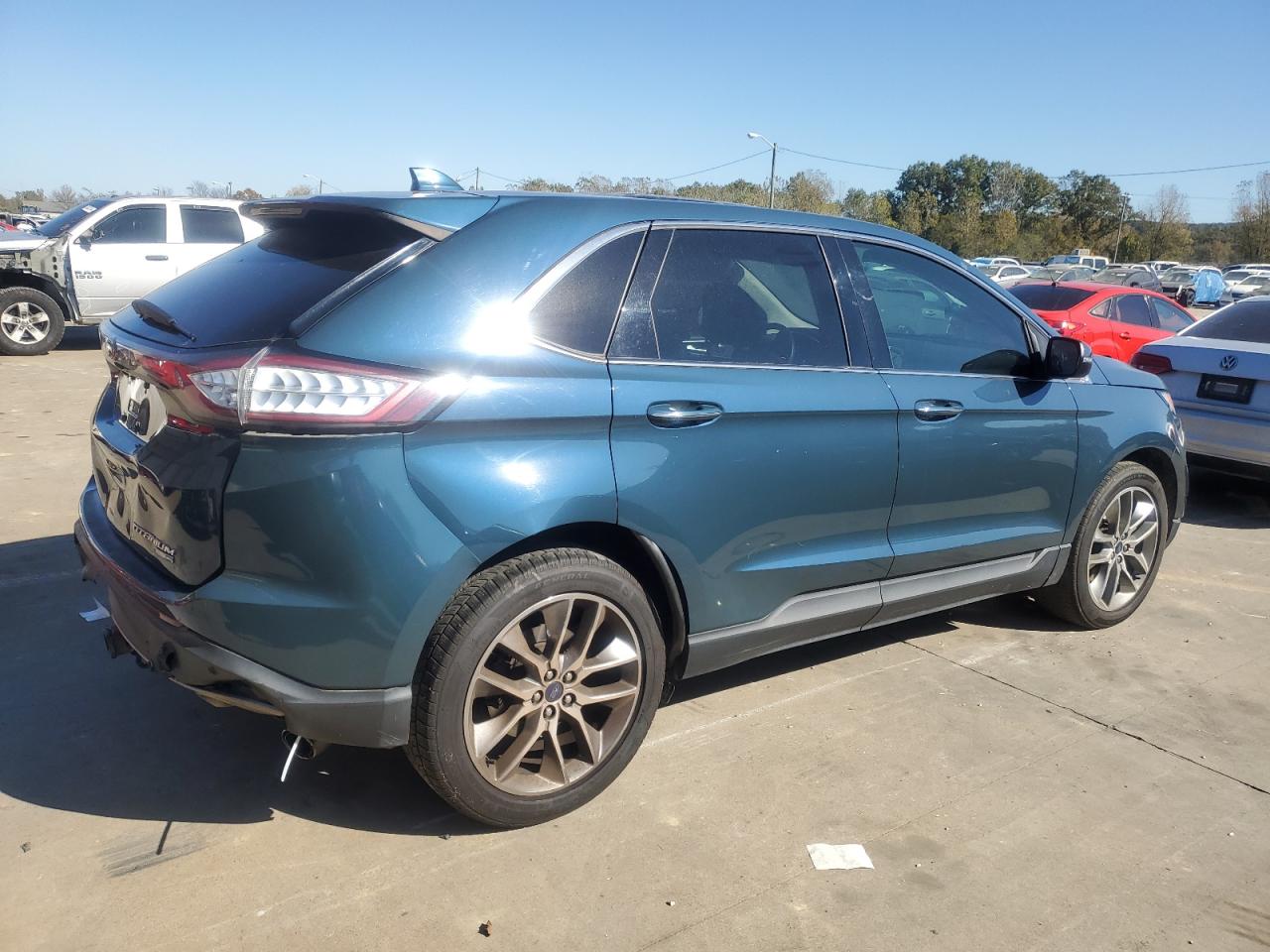 2016 Ford Edge VIN 2FMPK4K97GBC10336 Copart auction photo, front end / rear end damage thumbnail 3