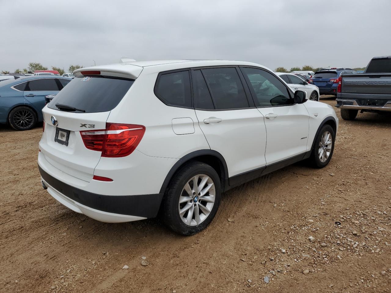 2014 BMW X3 VIN 5UXWX9C53E0D16907 Copart auction photo, mechanical damage thumbnail 3