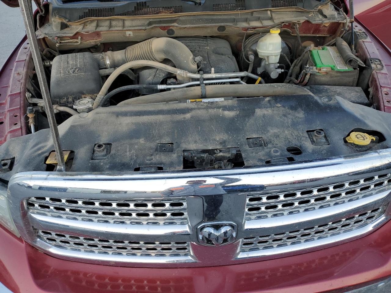 2014 RAM 1500 VIN 1C6RR7NT5ES233030 Copart auction photo, front end damage thumbnail 11