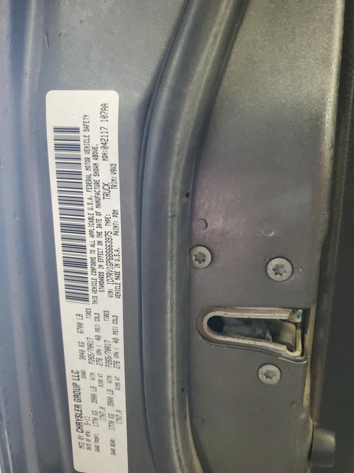 2011 Dodge RAM VIN 1D7RV1GP6BS663975 Copart auction photo, front end damage thumbnail 13