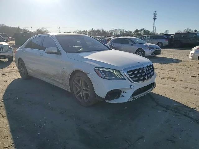 2018 Mercedes-Benz S-klasse VIN WDDUG8DB0JA380210 Copart auction photo, front end damage thumbnail 11