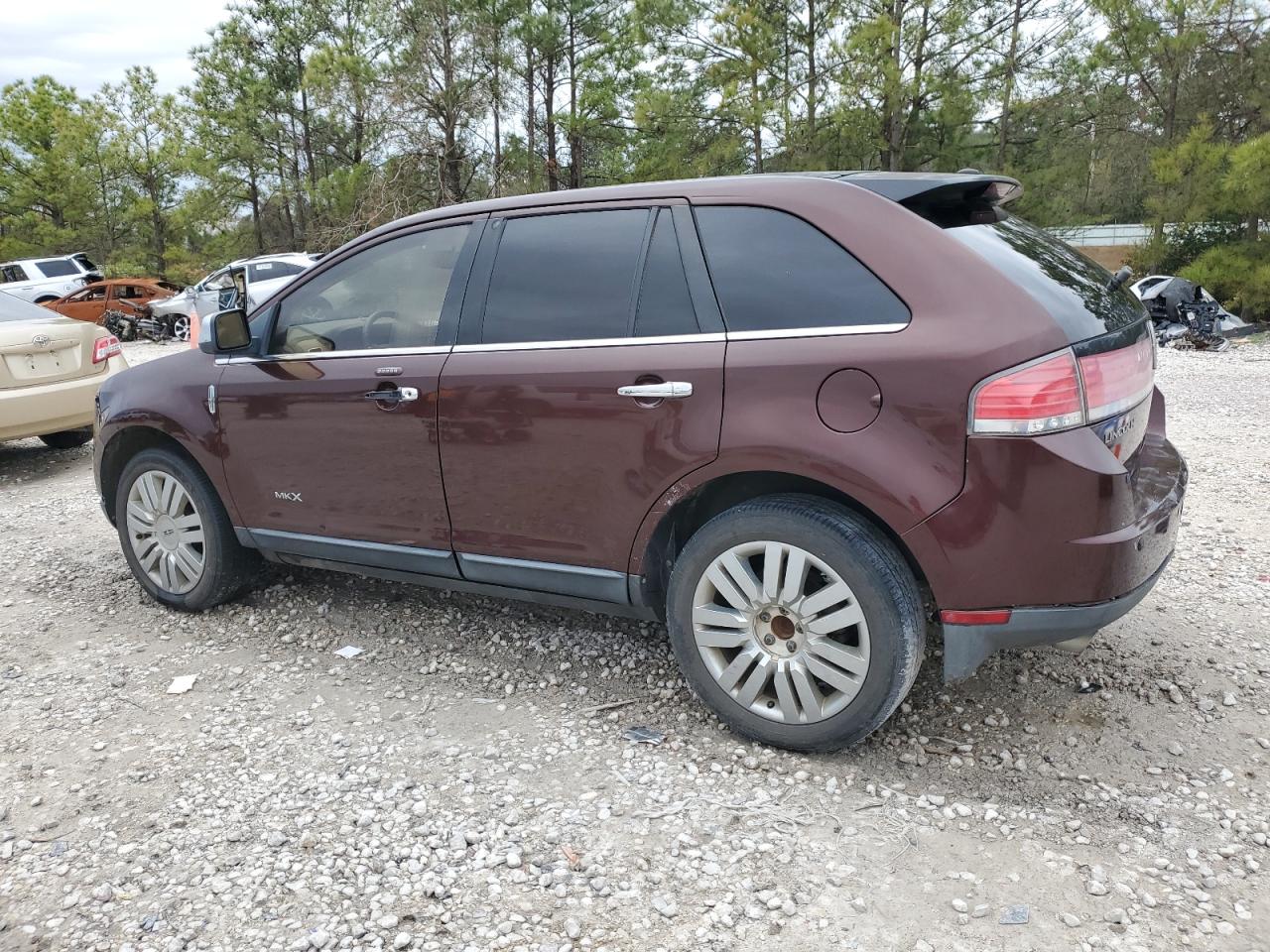 2009 Lincoln MKX VIN 2LMDU68C79BJ12829 Copart auction photo, front end / side damage thumbnail 2