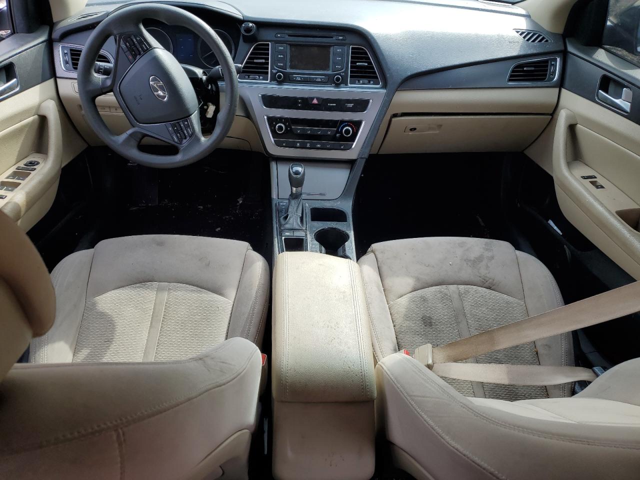 2015 Hyundai Sonata VIN 5NPE34AF2FH251184 Copart auction photo, vandalism / front end damage thumbnail 8