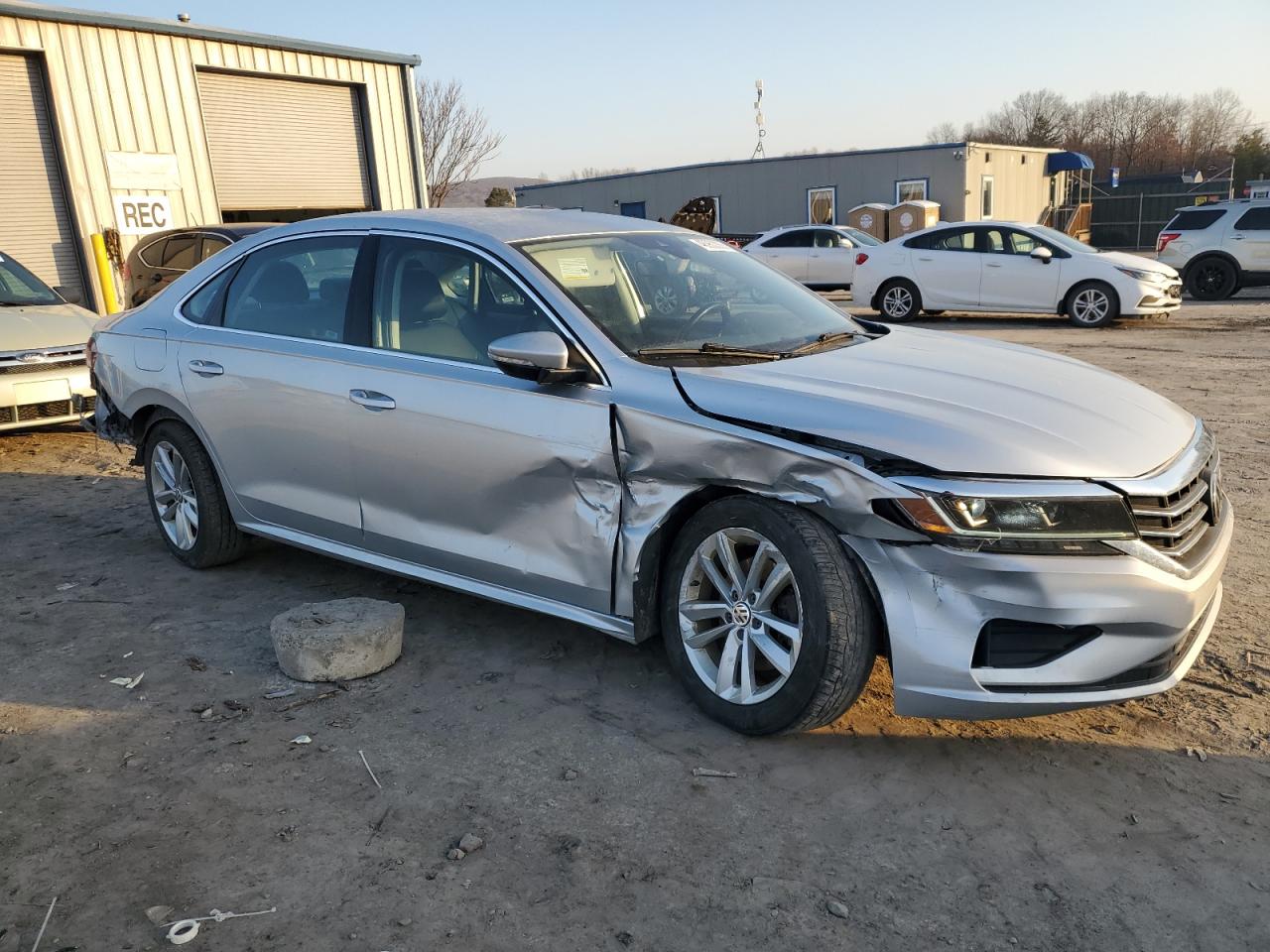 2020 Volkswagen Passat VIN 1VWSA7A32LC015882 Copart auction photo, rear end / front end damage thumbnail 4