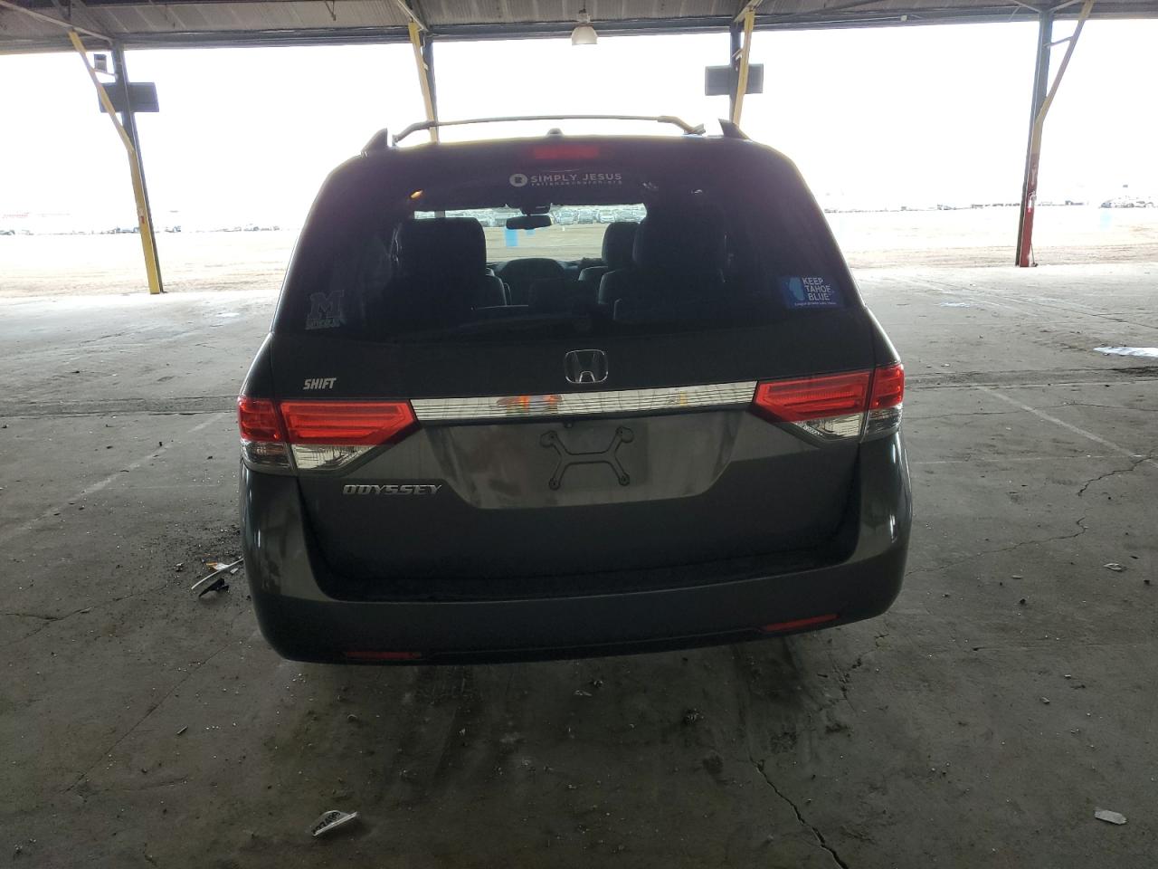 2015 Honda Odyssey VIN 5FNRL5H62FB037338 Copart auction photo, front end damage thumbnail 6