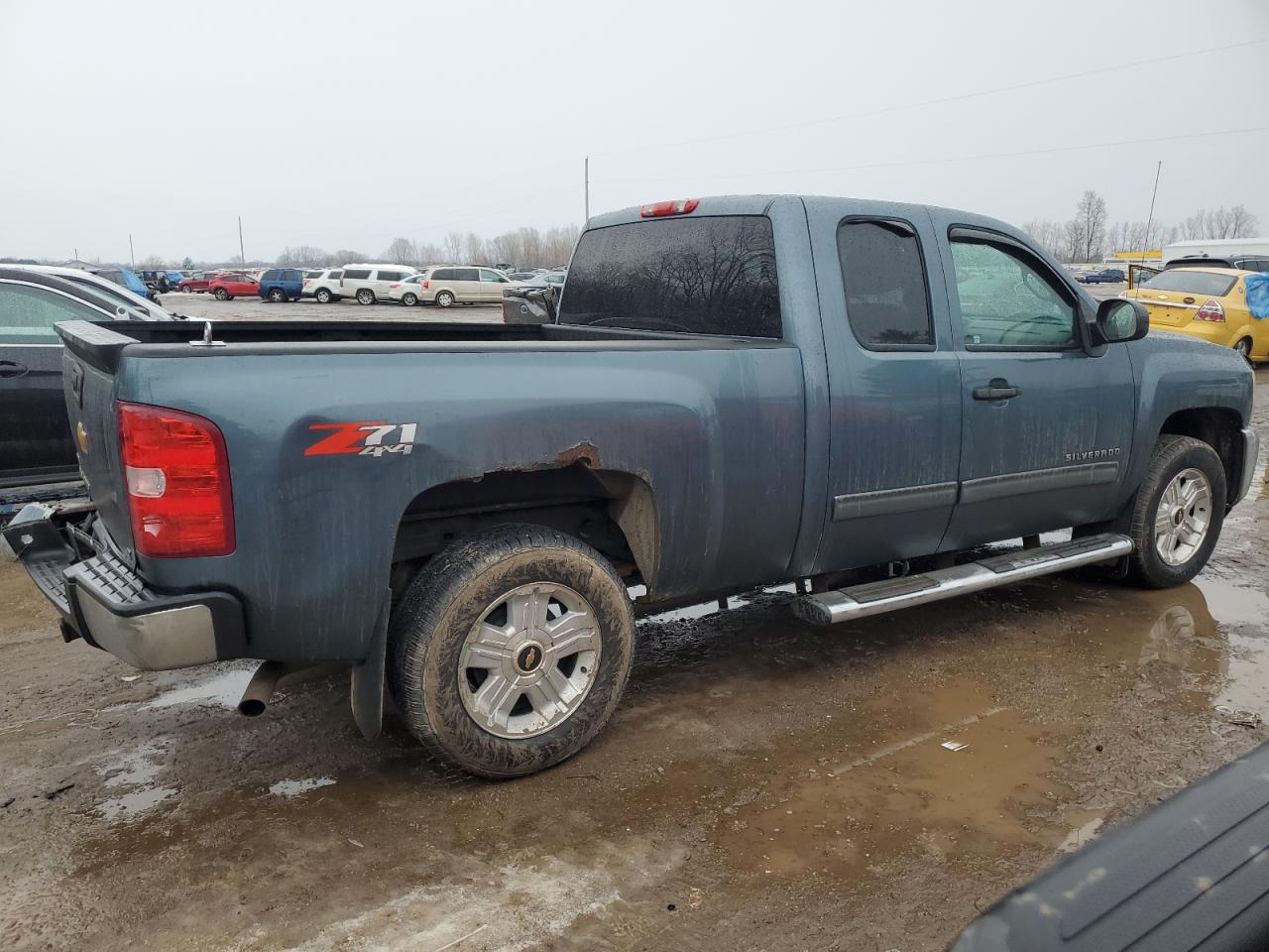 2012 Chevrolet Silverado VIN 1GCRKSE74CZ306279 Copart auction photo, rear end damage thumbnail 3