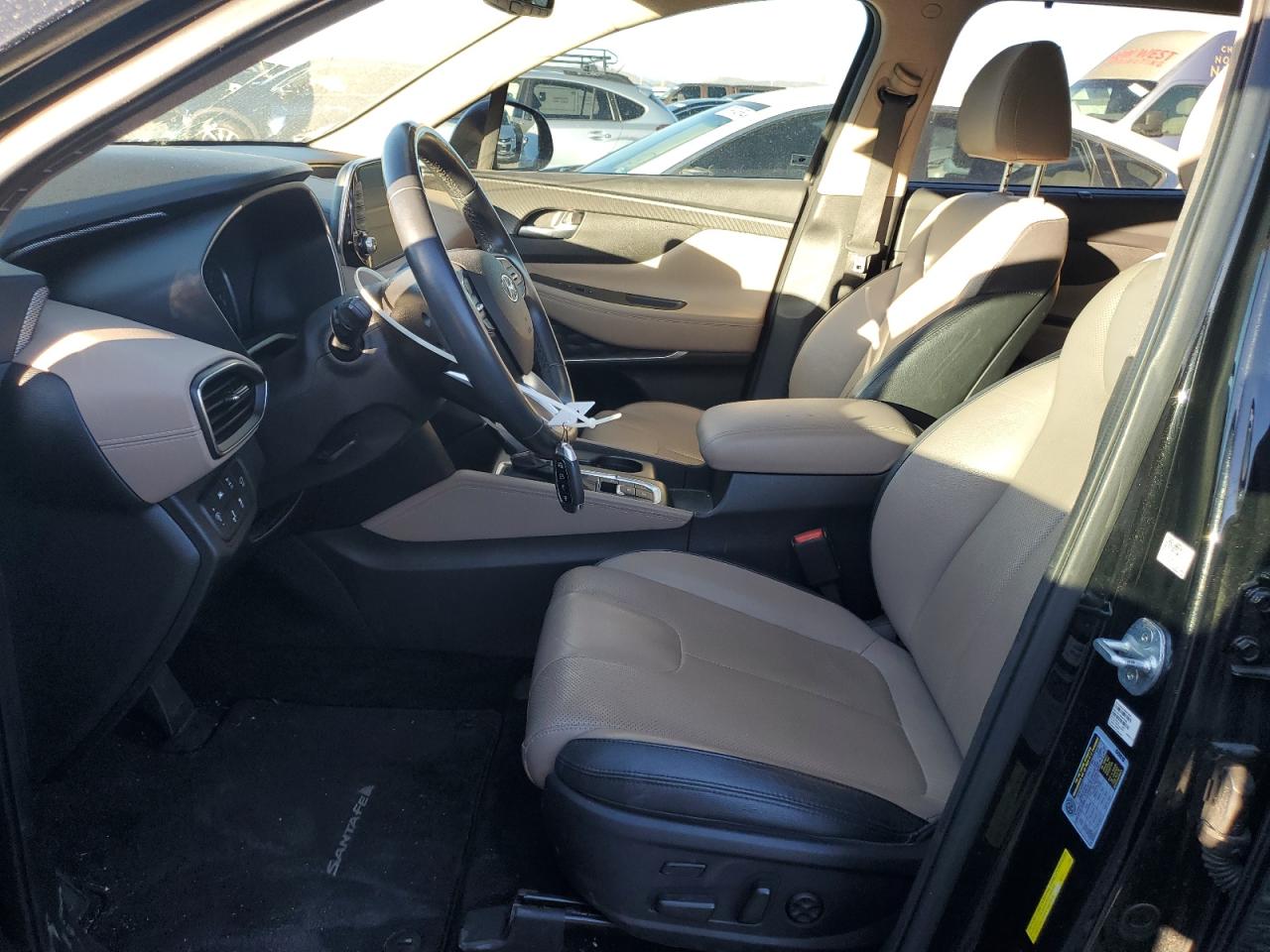 2020 Hyundai Santa Fe VIN 5NMS5CAA3LH289186 Copart auction photo, front end damage thumbnail 7